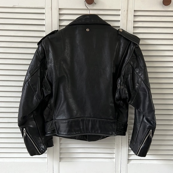 Schott Nyc vintage leather biker jacket - Picture 2 of 12